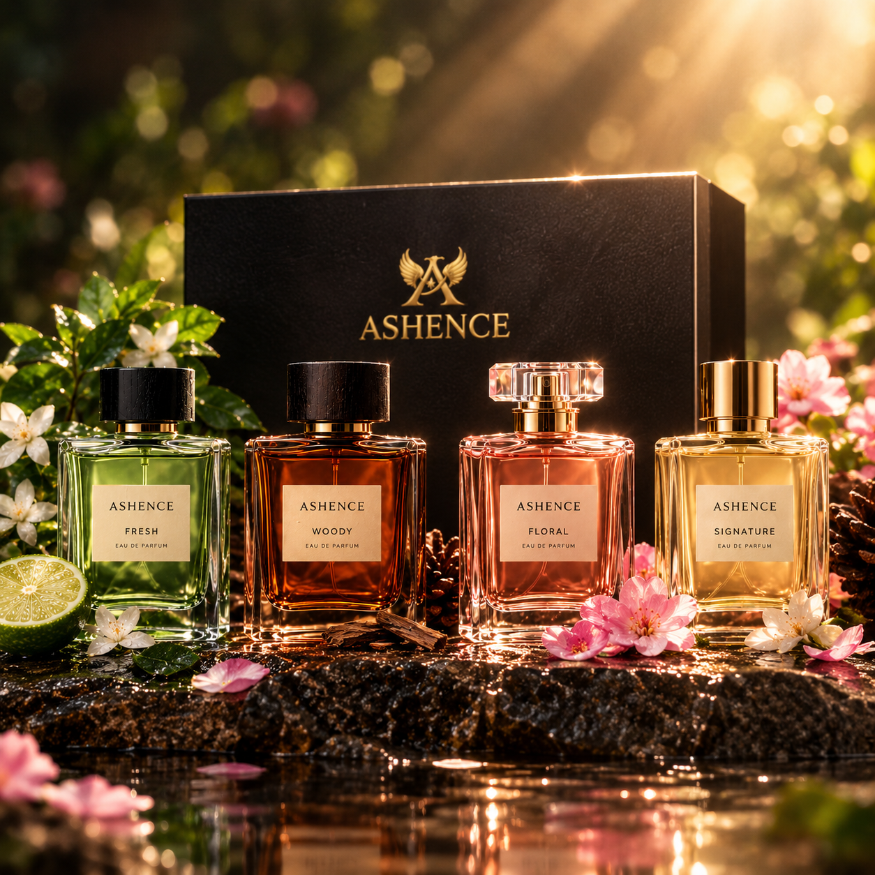 ASHENCE perfume collection